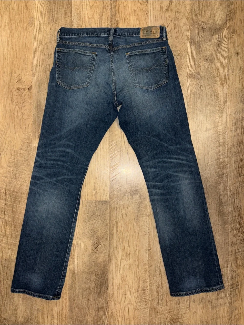 Polo by Ralph Lauren Men's Dark Blue Straight‎ Jeans